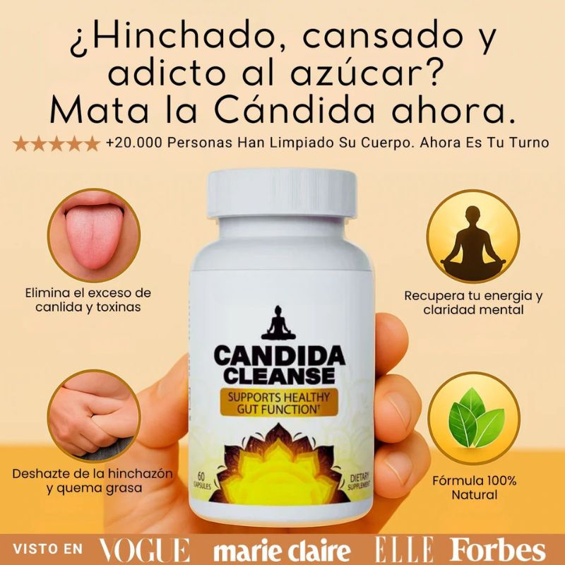 Candida Cleanse – Recupera tu energía, controla antojos y alivia la hinchazón