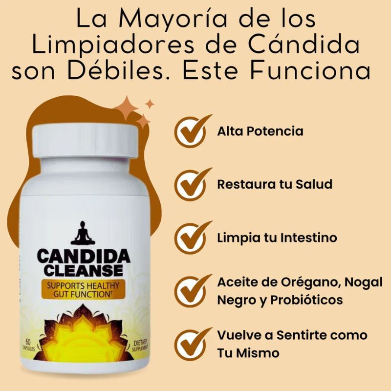 Candida Cleanse – Recupera tu energía, controla antojos y alivia la hinchazón