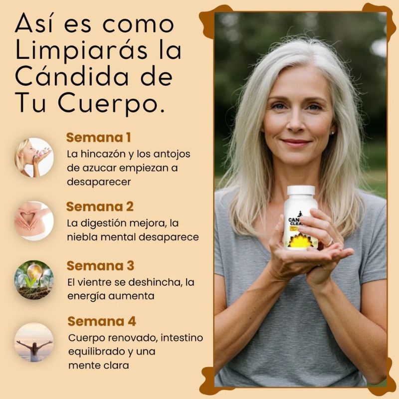 Candida Cleanse – Recupera tu energía, controla antojos y alivia la hinchazón